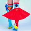 Meias altas de criança MADMIA Socken Superman capa braço 3D DC Comics / Ms001