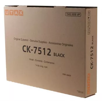 Kit de toner original preto UTAX CK-7512 (1T02V70TA0), 20.000 páginas