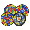 LEAN TOYS Conjunto de dardos 36 cm alvo com bolas de velcro