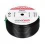CONOTECH NS-557 Cabo coaxial NS113TRI HQ PE com gel Preto 100m