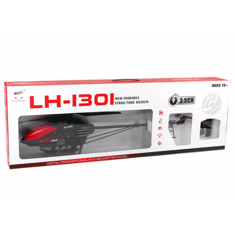 LEAN TOYS LH-1301 Helicóptero telecomandado 2,4G Preto