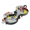 LEAN TOYS Parque de estacionamento Carro Garagem Mala Circle Dois pisos