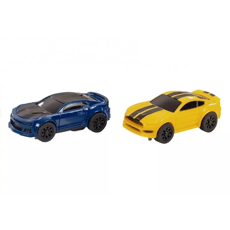 LEAN TOYS Pista de corrida 2 carros Comando Slotcars