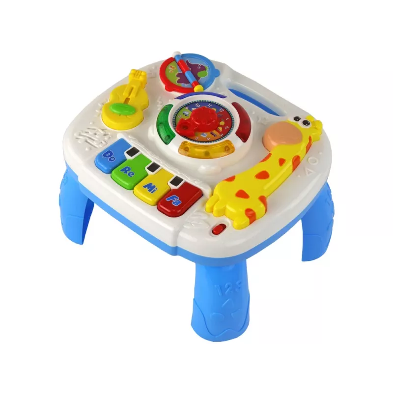 LEAN TOYS Mesa de atividades interativa 2-em-1 educativa para crianças pequenas
