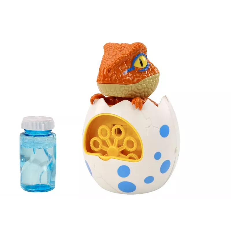 LEAN TOYS Máquina de bolas de sabão Dinossauro no ovo líquido