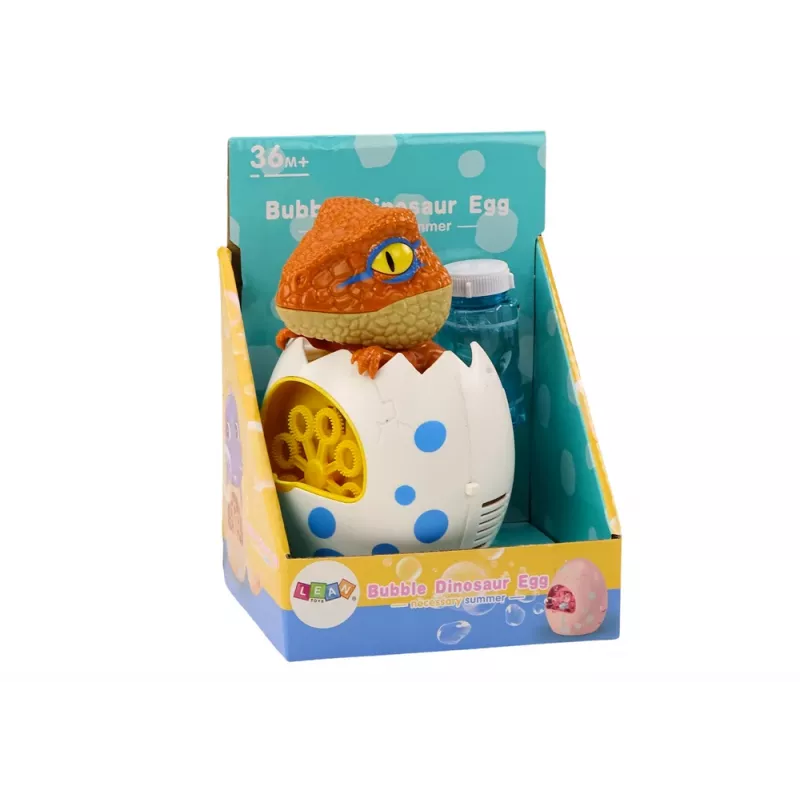 LEAN TOYS Máquina de bolas de sabão Dinossauro no ovo líquido