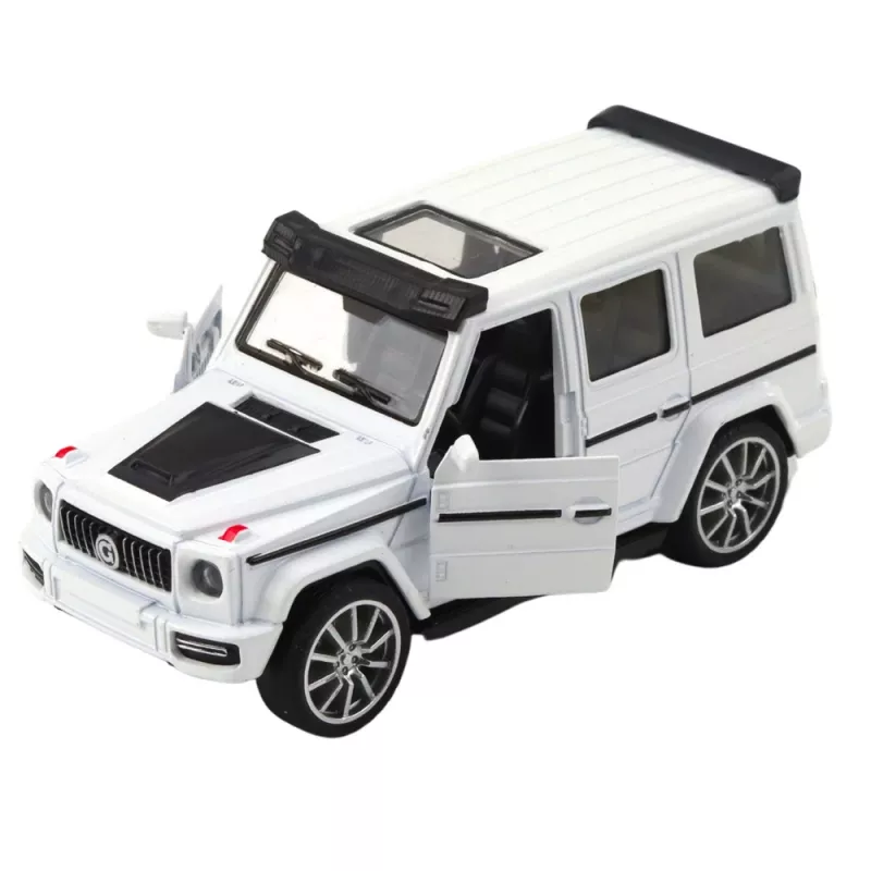 LEAN TOYS Carro SUV Offroad de Metal com Retrocesso Portas que Abrem Mix