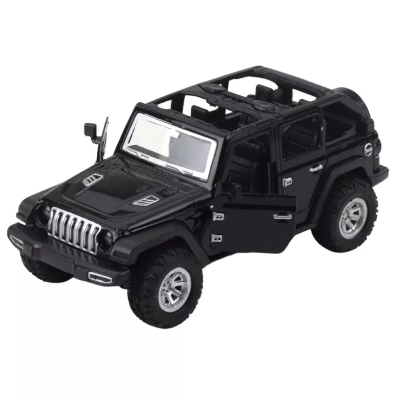 LEAN TOYS Carro SUV Offroad de Metal com Retrocesso Portas que Abrem Mix