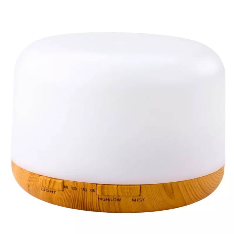 LEAN Humidificador Difusor Aromaterapia LED Luz Noturna Telecomando 300ml