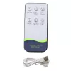 LEAN Humidificador Difusor Aromaterapia LED Luz Noturna Telecomando 300ml