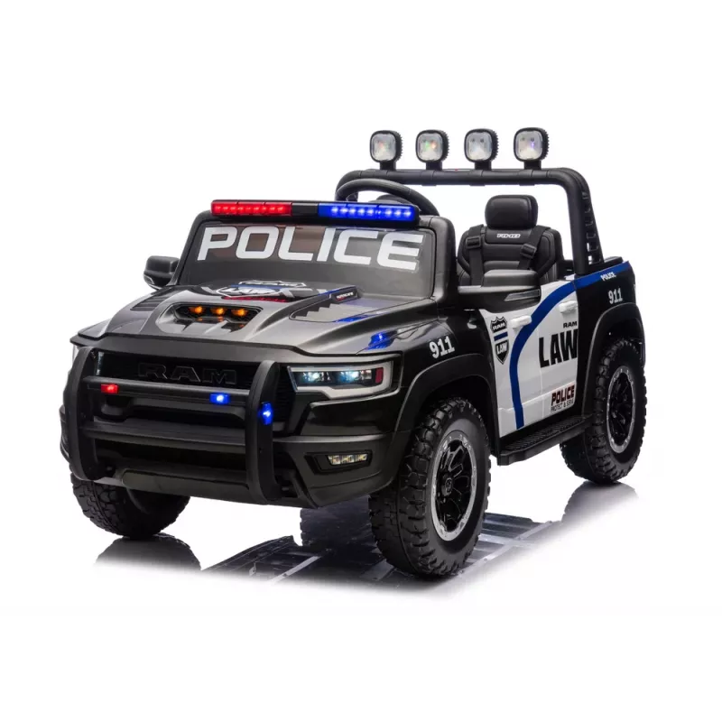 LEAN CARS RAM ZB629-P Polícia Veículo a Bateria