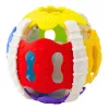 LEAN TOYS Bola Sensorial para Bebés de Borracha com Luz e Sons, Colorida