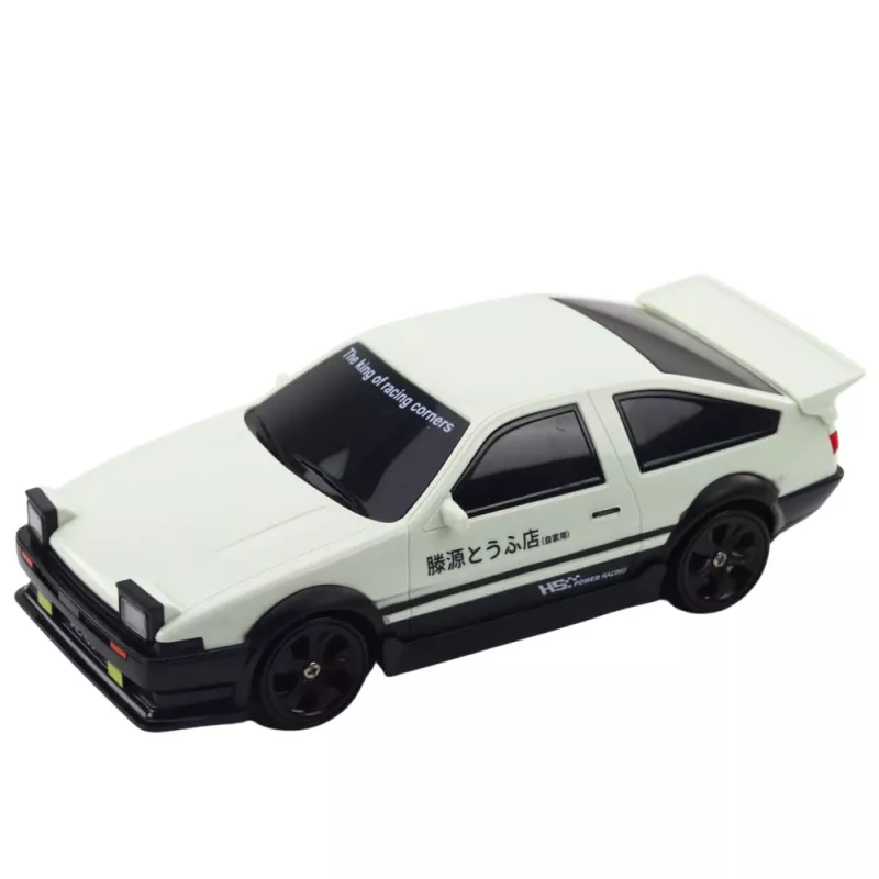 LEAN TOYS Carro Desportivo de Drift com Rodas Intermutáveis Telecomandado RC 4WD Branco