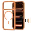 TECH-PROTECT MAGONE MAGSAFE CC + VIDRO PACK DE 2 IPHONE 17 PRO MAX / 18 PRO MAX COSMIC ORANGE/TRANSPARENTE