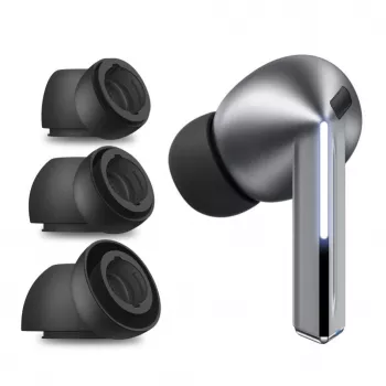 Tech-Protect Almofadas para Samsung Galaxy Buds 3 Pro nos Tamanhos S / M / L – preto (3 unid.)