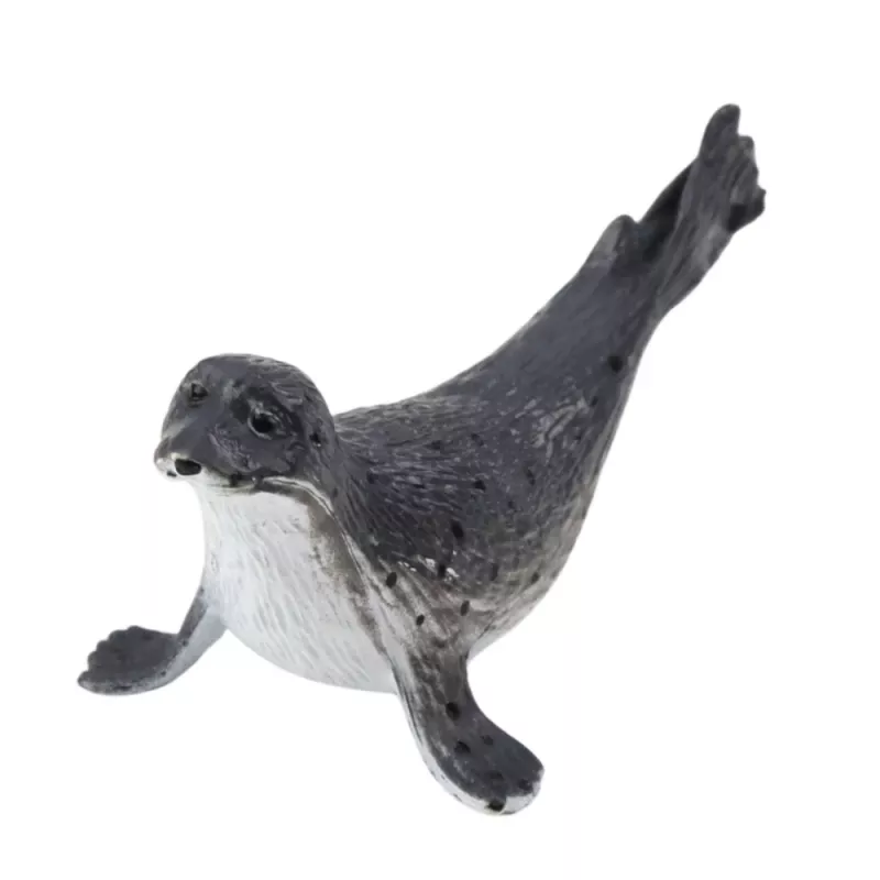 LEAN TOYS Conjunto de Mini Figuras Animais Marinhos Mamíferos Orca Fotografia Golfinho 6-8cm 6unid