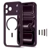 TECH-PROTECT MAGPEAK MAGSAFE CC IPHONE 17 PRO / 18 PRO DARK CHERRY/TRANSPARENTE