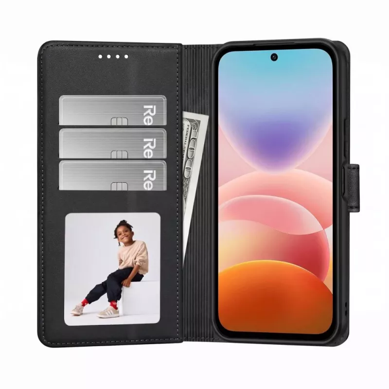Tech-Protect Carteira para Xiaomi Redmi 17 4G / 5G preto