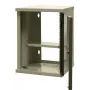 EMITER EM/SOHO-9U Armário de Rede de Parede 10 polegadas 9U com Porta de Vidro, 325×330×445 mm, Preto