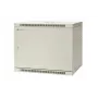 EMITER EM/AP6409-B Armário de Rede de Parede 19 polegadas 9U, 600x450x500 mm, Porta de Aço com Fechadura, Preto