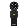 HABOTEST HT625B anemómetro digital com USB, medidor de velocidade do vento/temperatura/volume de ar, LCD iluminado, sensor de roda de pás externo