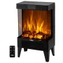 NEO TOOLS 90-159 Lareira elétrica 2000W com efeito de chama LED 3D, preto