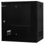 EMITER EM/SH02B5412-08 Armário de rede de parede 19 polegadas 12U Light Series, porta de vidro temperado, 550×450×590 mm