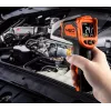 NEO TOOLS 75-276 Pirómetro, termómetro infravermelho sem contacto com mira laser dupla, -50°C a 880°C, 12:1 D:S, emissividade ajustável, LCD retroiluminado