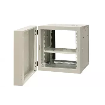 EMITER EM/AH6512 Armário de rede de parede 12U, 600×550×635 mm, porta de vidro