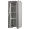EMITER EM/SH05D-8042 Armário servidor autónomo 42U 800x1000x1980mm porta de vidro/aço preta