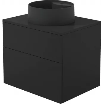 DEANTE SDNB6SNU4B Móvel suspenso para lavatório com lavatório de granito integrado 360 mm branco