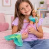 Boneca sereia Anlily da LEAN TOYS com cauda de lantejoulas, espelho e pente