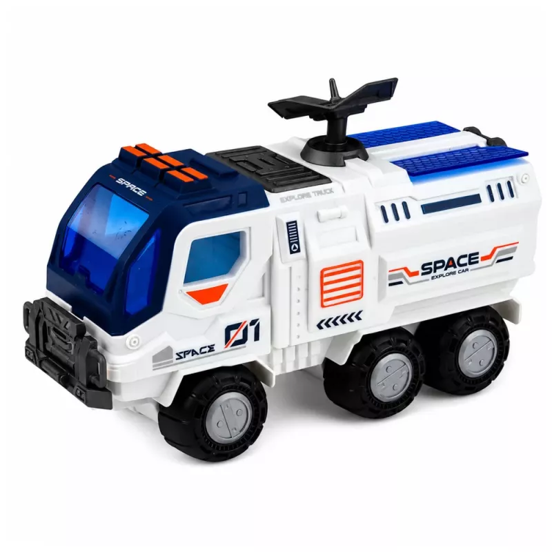 Grande conjunto espacial da LEAN TOYS estação foguetão vaivém veículo de exploração astronautas