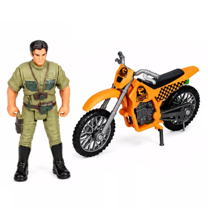Conjunto base de investigação de dinossauros da LEAN TOYS com figuras de dinossauros, torre, jaula e acessórios