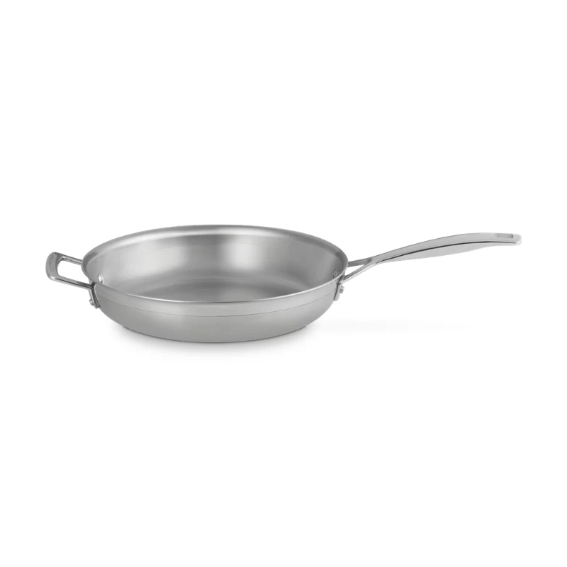 Frigideira de aço inoxidável de 3 camadas LE CREUSET sem revestimento Ø28 cm