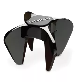 Saca-rolhas de champanhe Le Creuset SW-100 estrela champanhe 7,2x4,3 cm preto níquel