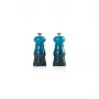 Conjunto de saleiro e pimenteiro Le Creuset 11 cm azul