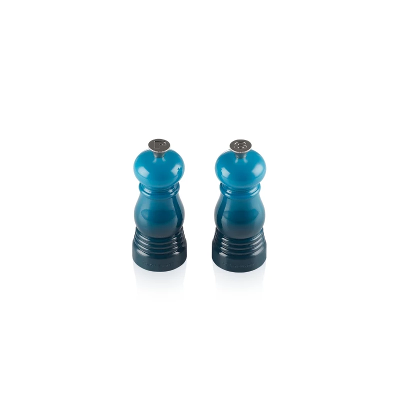 Conjunto de saleiro e pimenteiro Le Creuset 11 cm azul