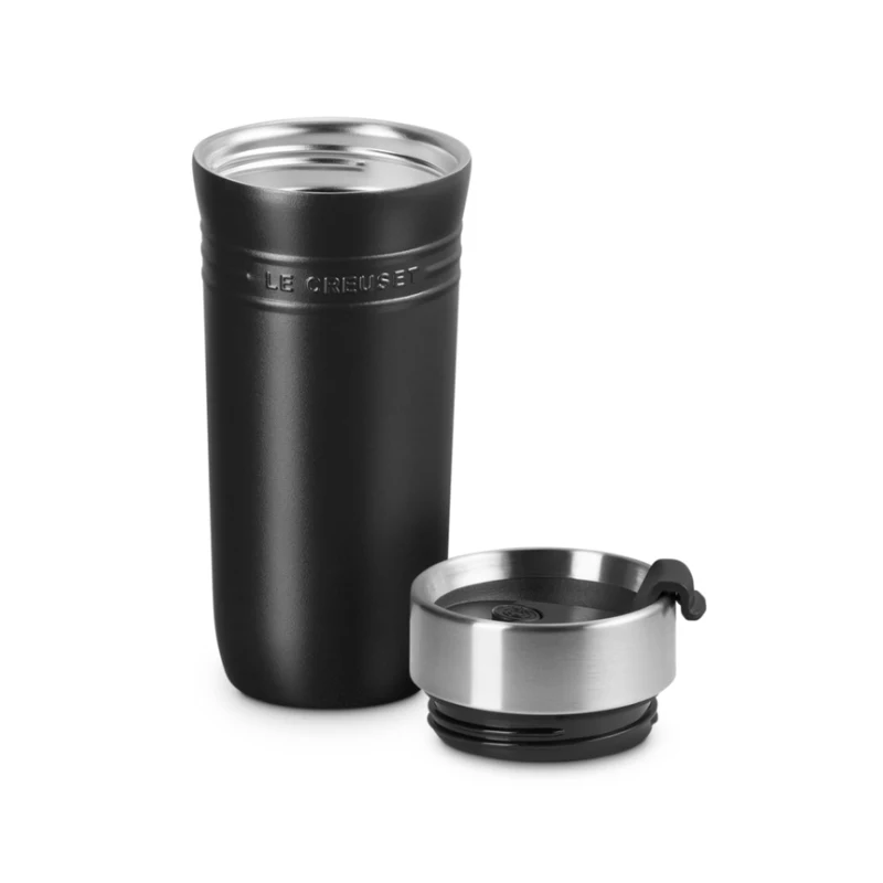 LE CREUSET Copo térmico ON THE GO 350 ml preto mate