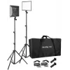 Nanlite LUMIPAD 25 2KIT Kit de painel LED Bi-Color com tripés e bolsa