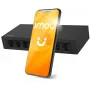 IMOU SF108 Switch de secretária Fast Ethernet não gerido de 8 portas, caixa metálica, 10/100 Mbps, Plug and Play