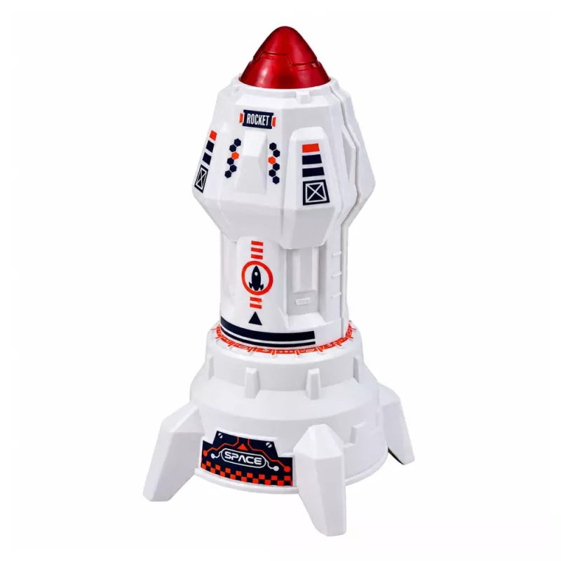 Conjunto espacial LEAN TOYS foguetões vaivém astronautas módulo luzes sons