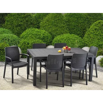 Mesa de jardim KETER Melody cinzento
