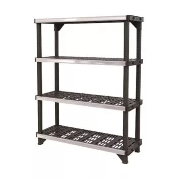 Estante KETER Fused de 4 níveis 122,1x45,7x152,4 cm preto