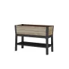 Vaso de planta KETER Deco Elevated Garden Bed 48L nogueira