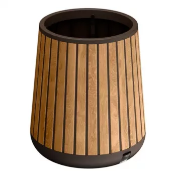 Vaso KETER Deco Conic Planter Venetian Brown