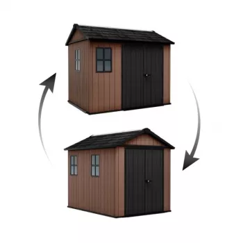 Casa de ferramentas KETER Newton Plus 9x7.5 castanho