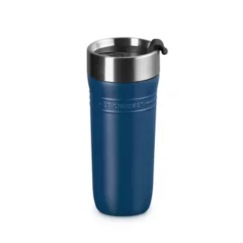 Copo térmico LE CREUSET ON THE GO 350 ml azul