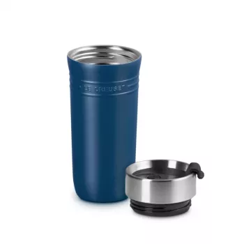 Copo térmico LE CREUSET ON THE GO 350 ml azul