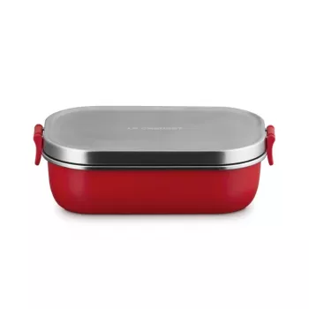 Lancheira LE CREUSET ON THE GO 900 ml vermelho